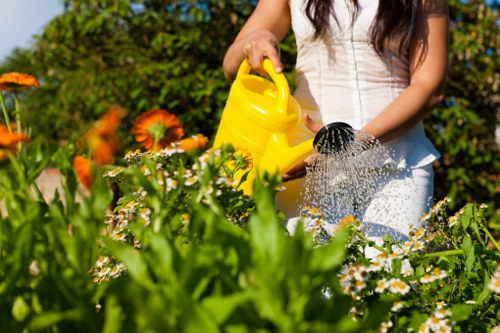 Experienced gardeners improving a Kingston Vale garden border